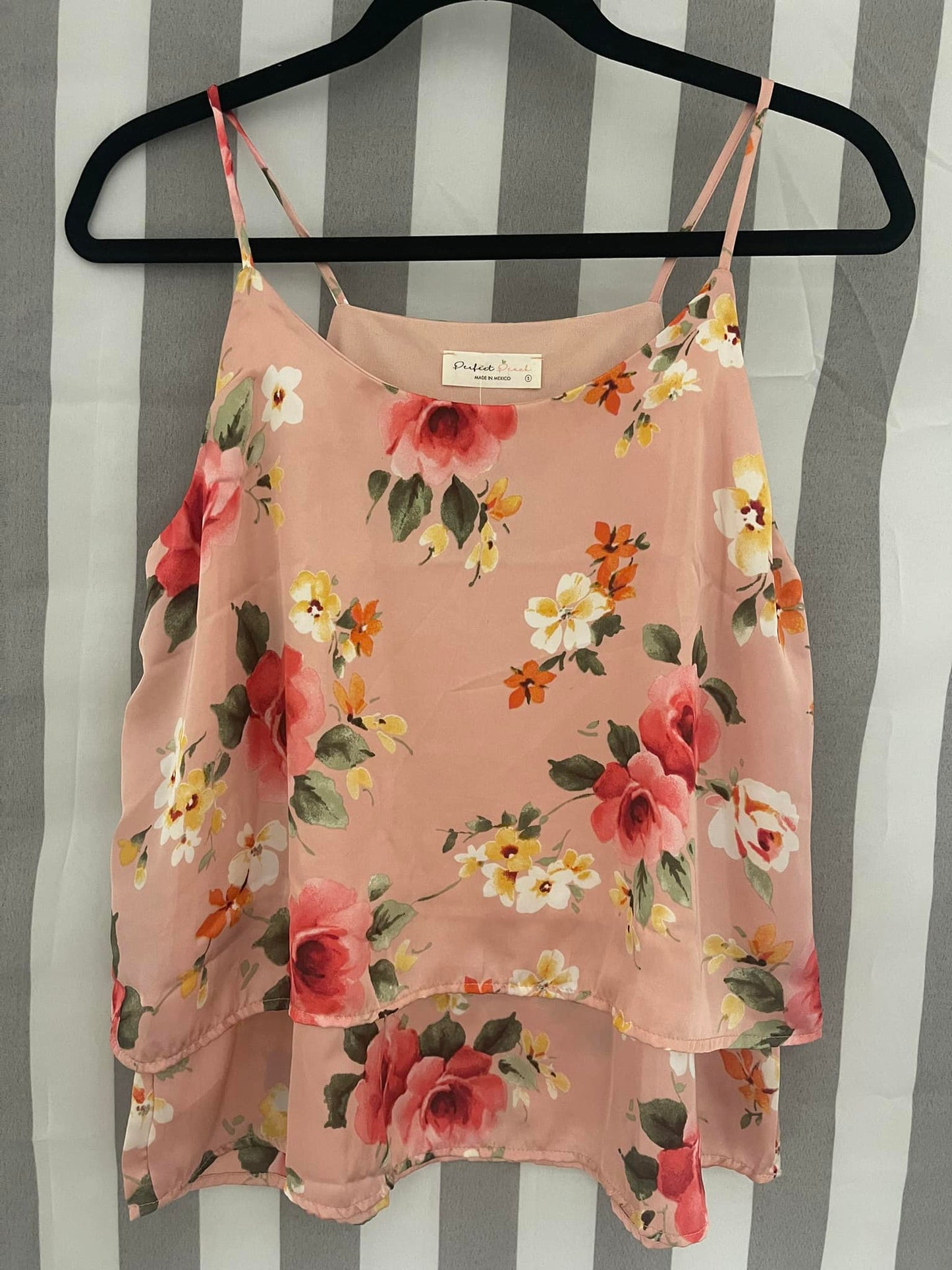 Floral Tank in Blush