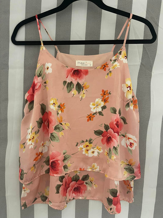 Floral Tank in Blush