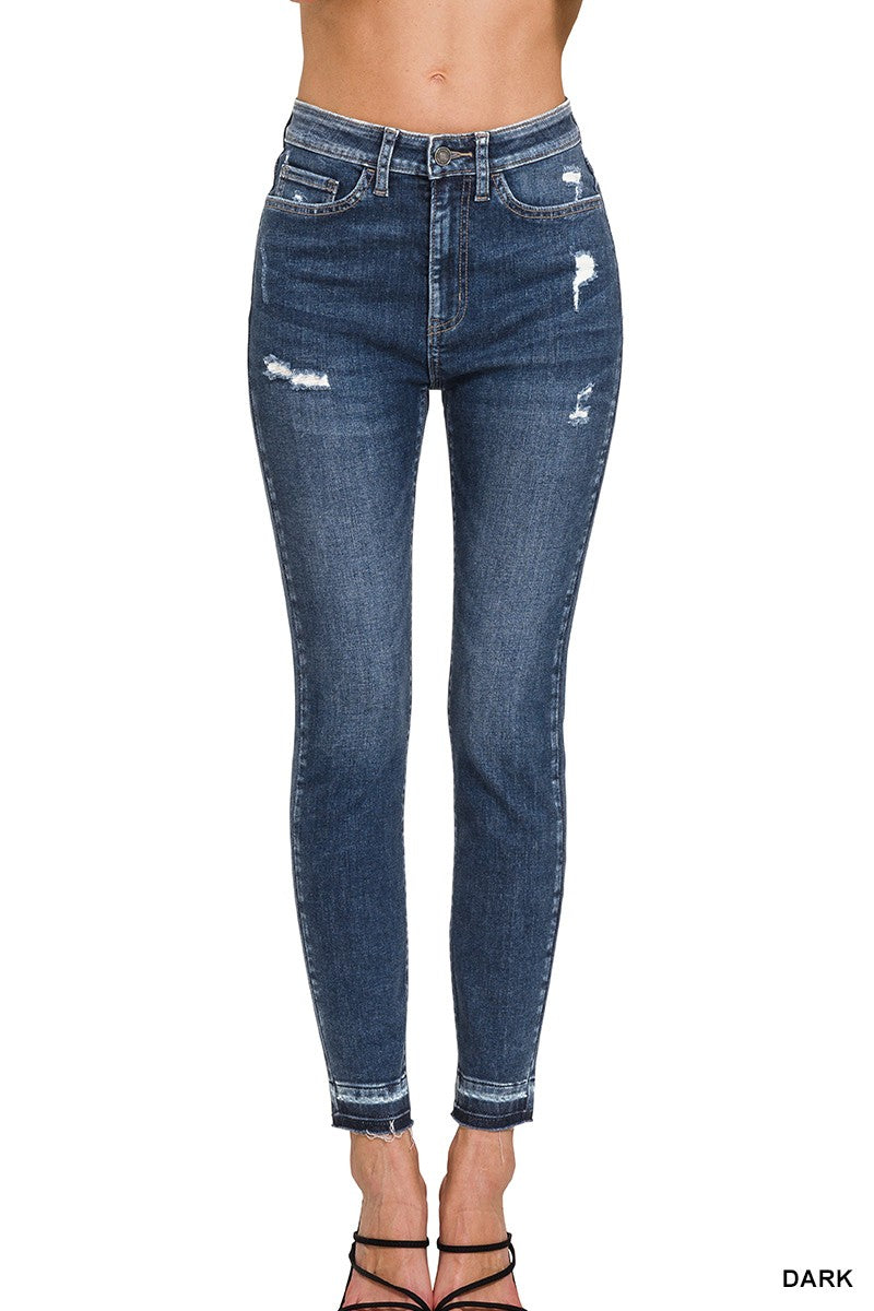 Plus High Rise Skinny Denim