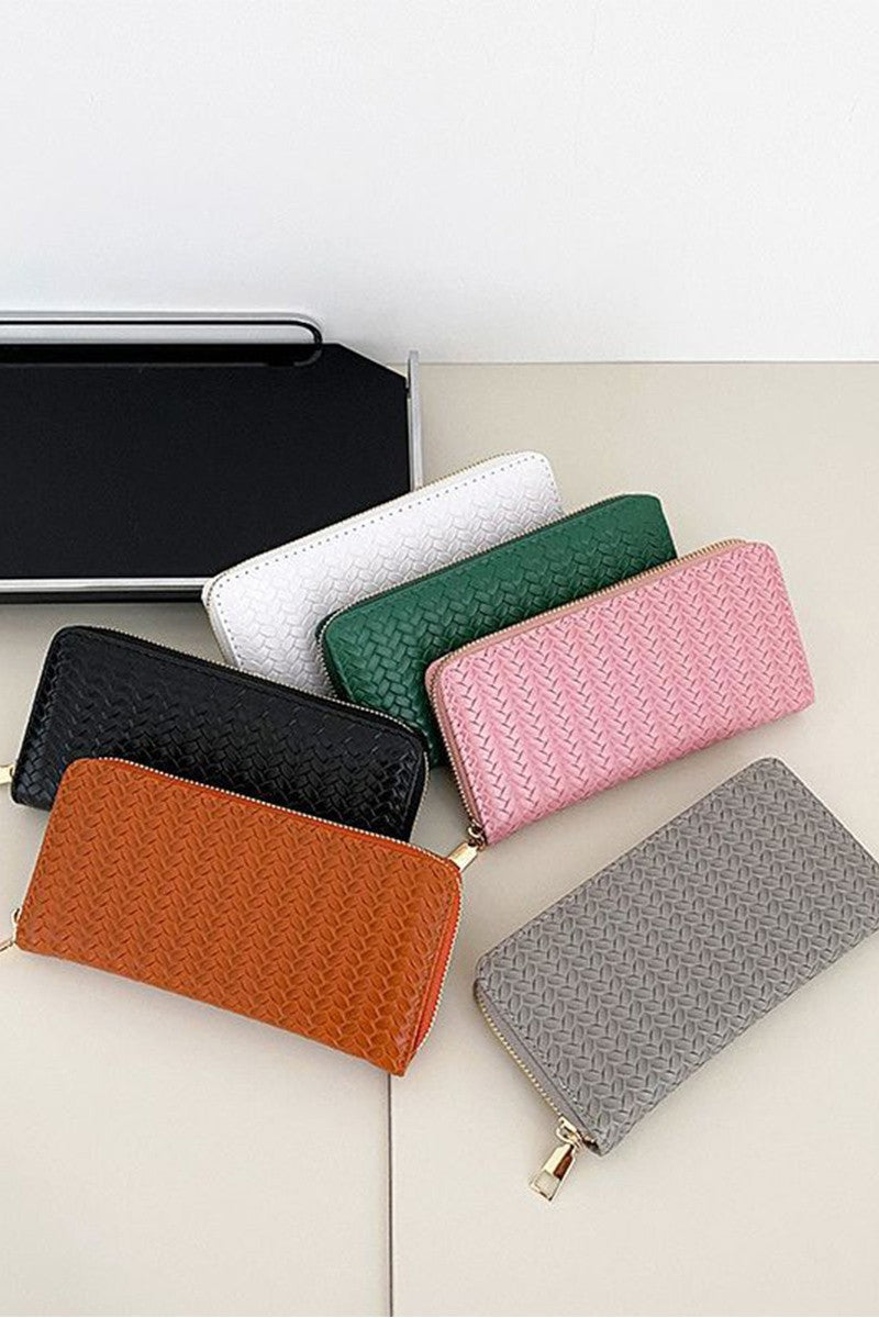 Long Woven Wallet